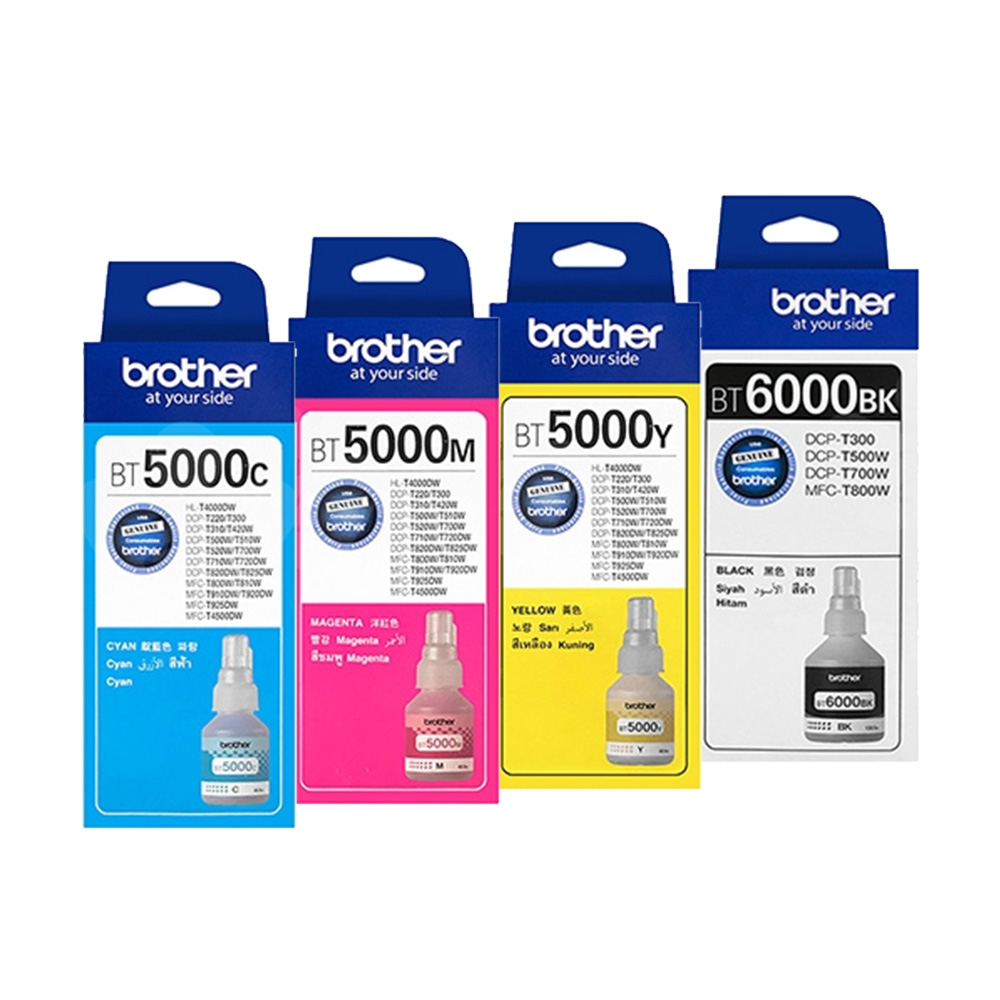 BROTHER 兄弟 BTD60 BT5000CMY 原裝墨水組合